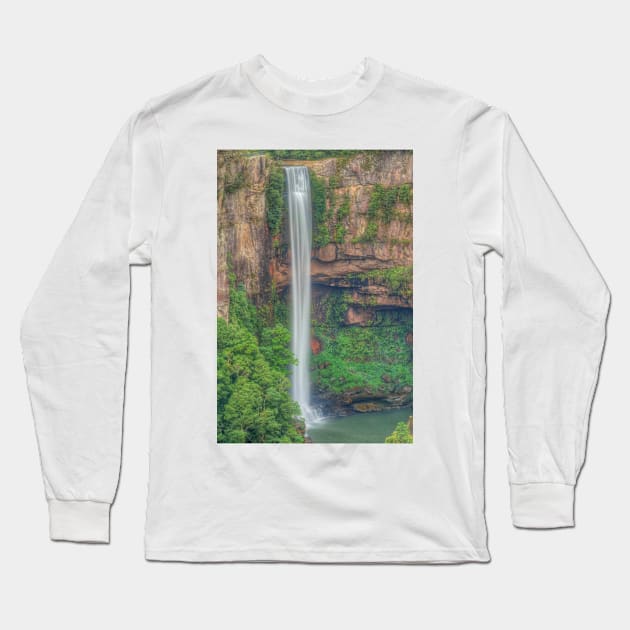Belmore Falls .. top section Long Sleeve T-Shirt by Michaelm43
